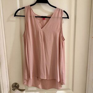 Vince Camputo Sleeveless Blouse in Light Pink